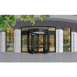 豪华旋转门的技术与设计 LBS自动门与自贡旋转门的融合