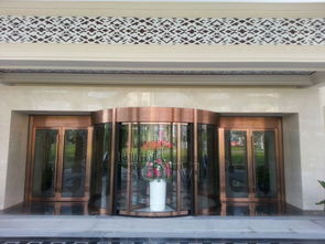 豪华旋转门 两翼旋转与博斯迈自动门的现代融合